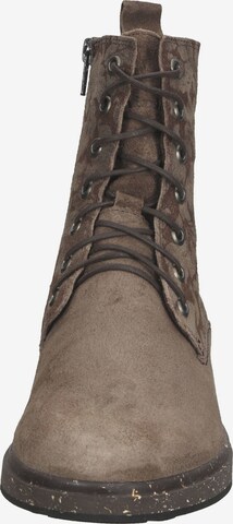 THINK! Lace-Up Ankle Boots in Brown