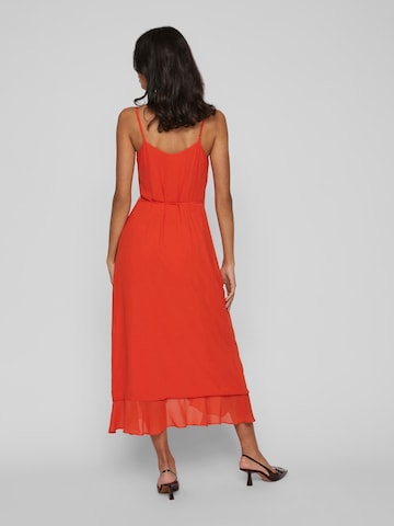 VILA Cocktail Dress in Orange