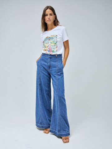 T-shirt Salsa Jeans en blanc