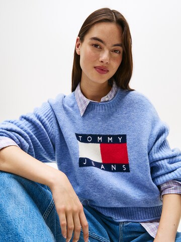 Tommy Jeans Pullover i blå
