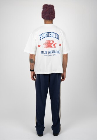 Prohibited - Camiseta 'Avantgarde' en blanco