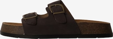 Super Mode Mules in Brown: front