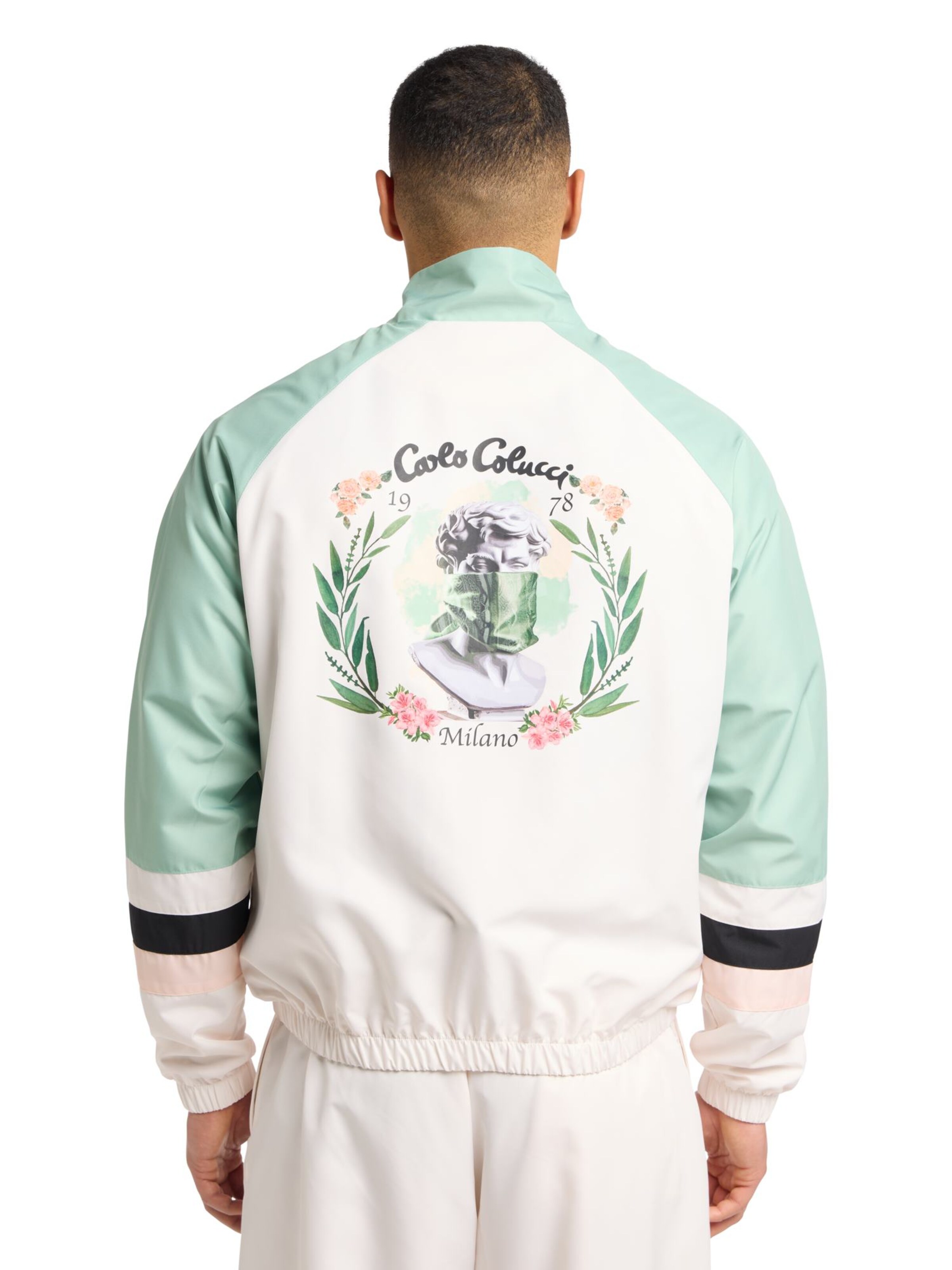 Hanorac 'Eheim' de la Carlo Colucci pe alb