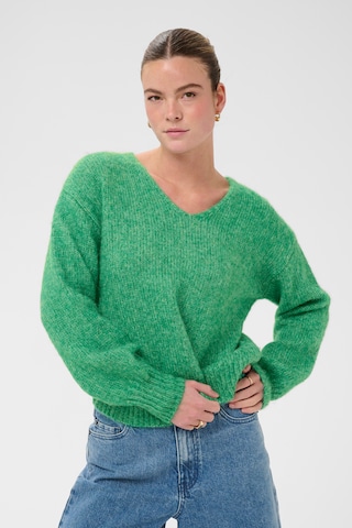 Kaffe Sweater 'Sarla' in Green: front