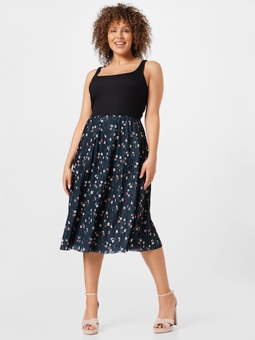 ABOUT YOU Curvy Summer Dress in Black: front
