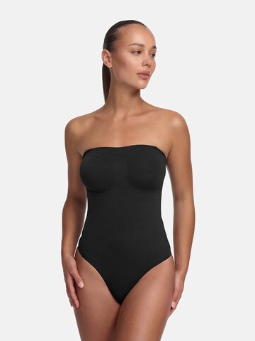 Body modelant 'Trägerloser Bodysuit Sculpting Shapewear mit Slip' cfab (formerly creamy fabrics) en noir