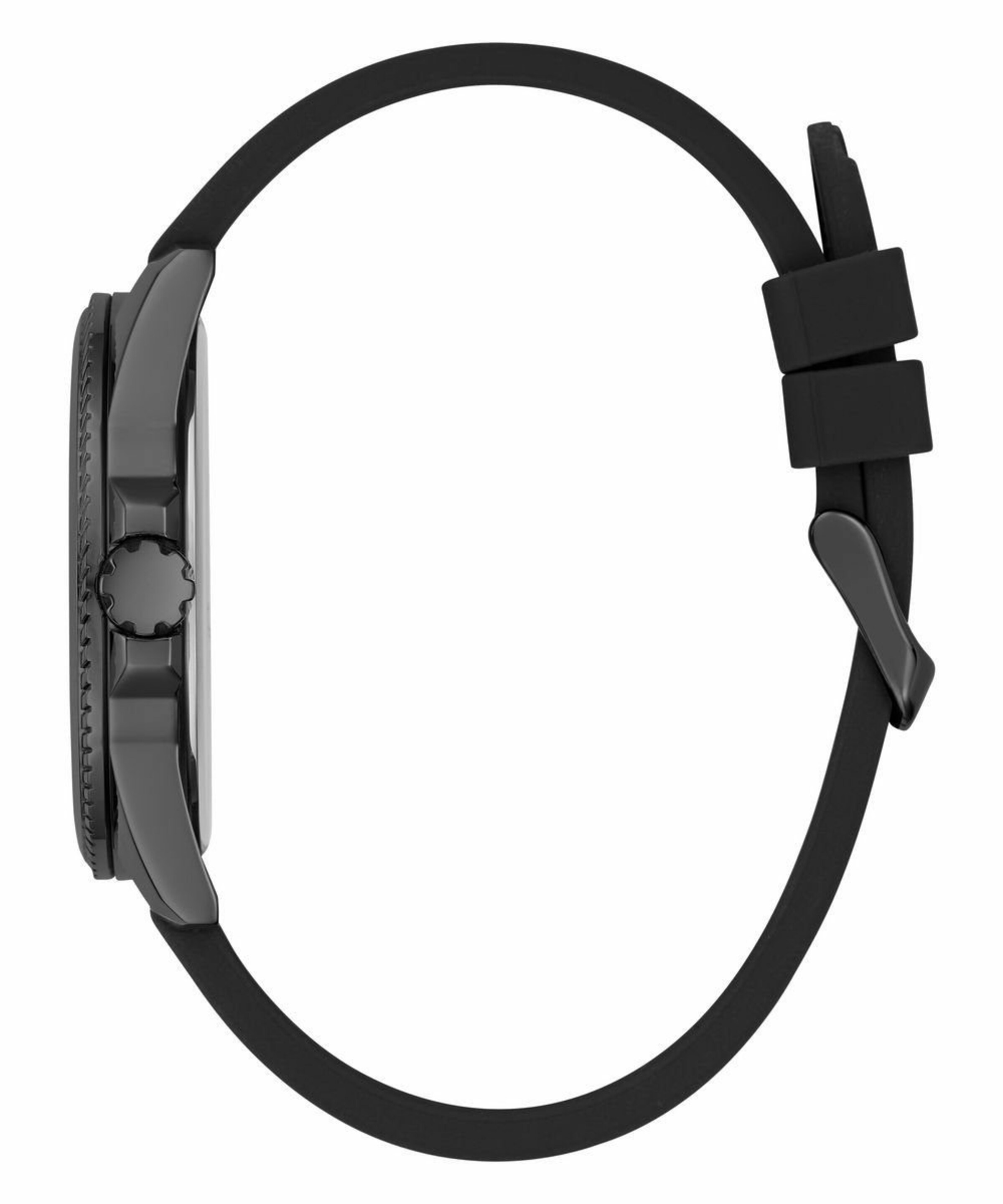 GUESS Uhr in Schwarz: Vorderseite