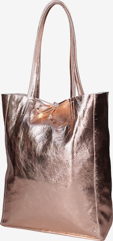 Shopper di Gave Lux in oro: frontale