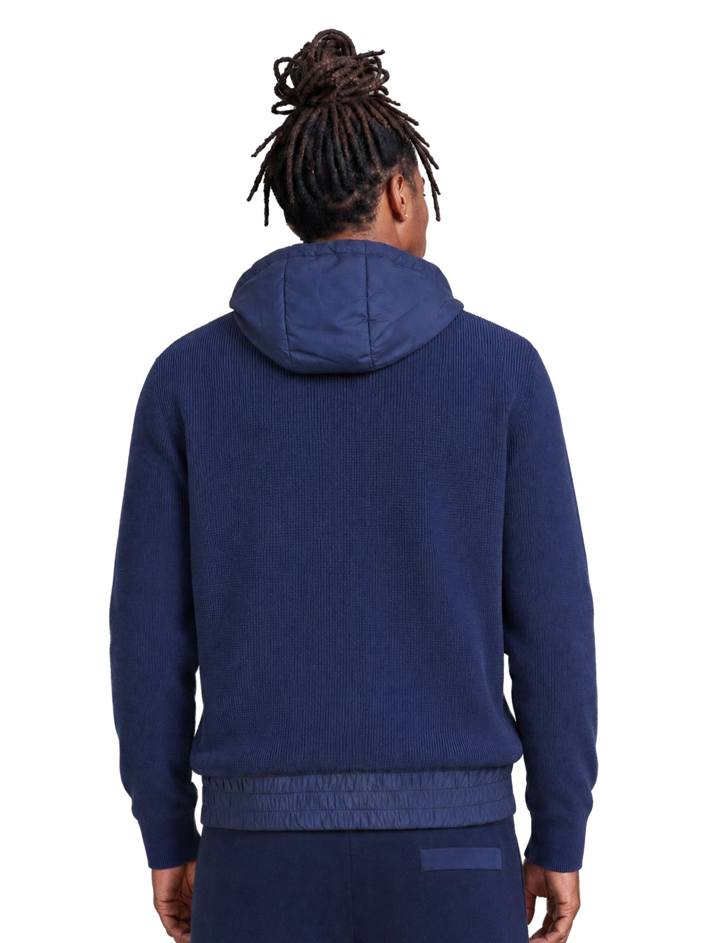 Carlo Colucci Sweatvest 'Fieri' in Blauw