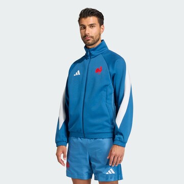 Veste de survêtement 'FFR' ADIDAS PERFORMANCE en bleu : devant