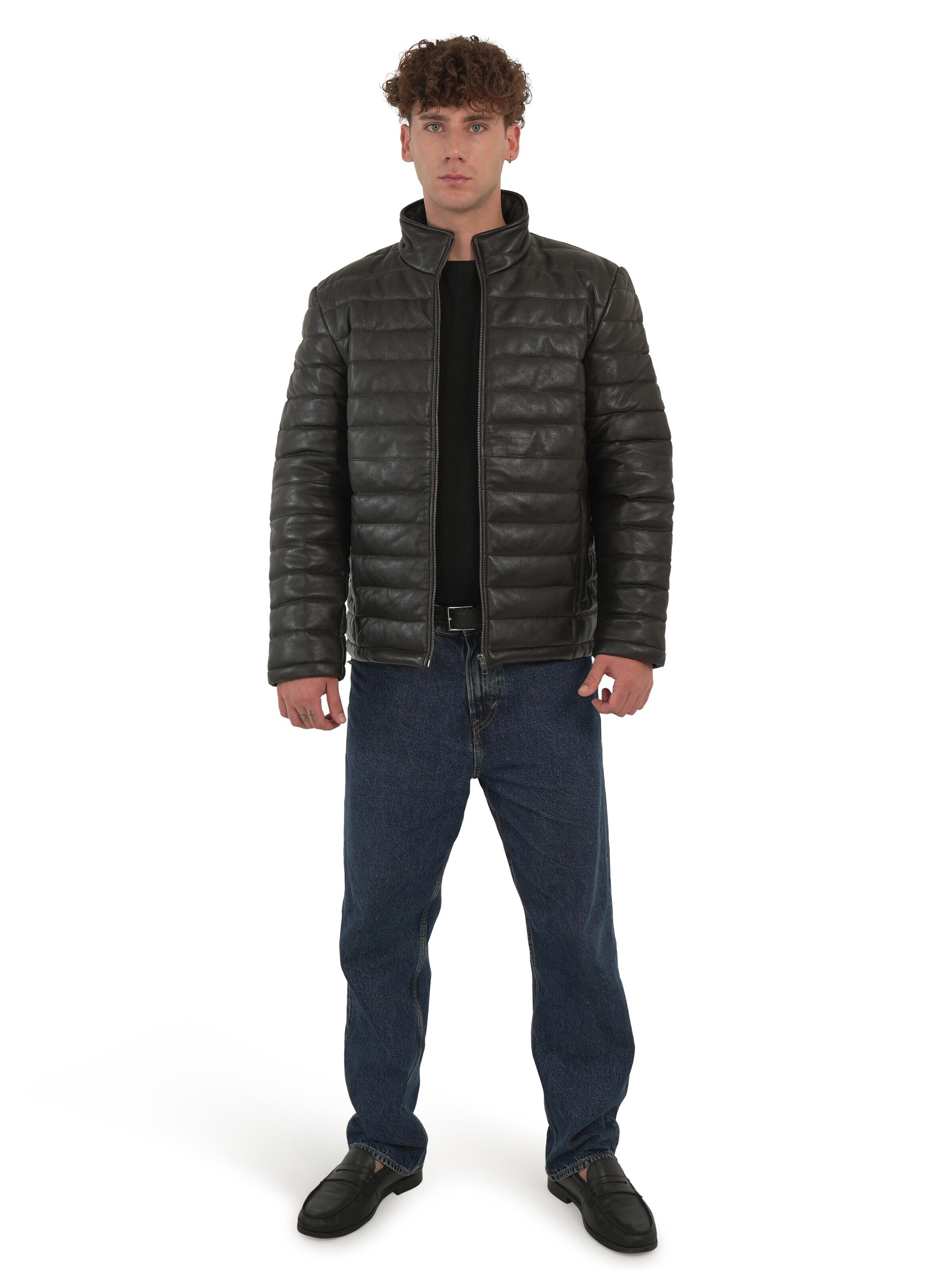 Giacca di mezza stagione 'Arctic Puffer' di Chic and Clicks in marrone