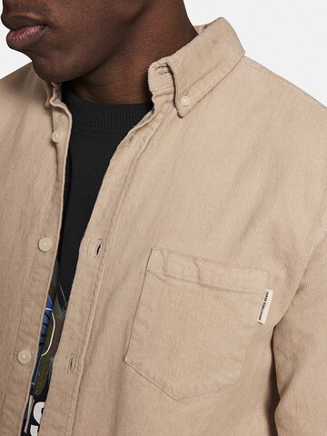 Redefined Rebel Regular fit Button Up Shirt 'Park' in Brown