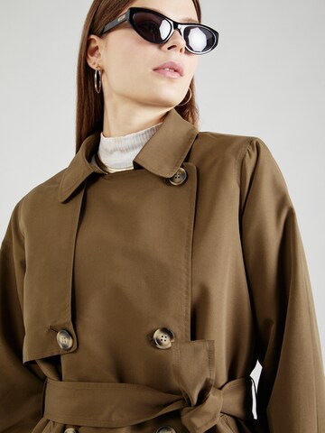 VERO MODA Between-Seasons Coat 'Zoa' in Green