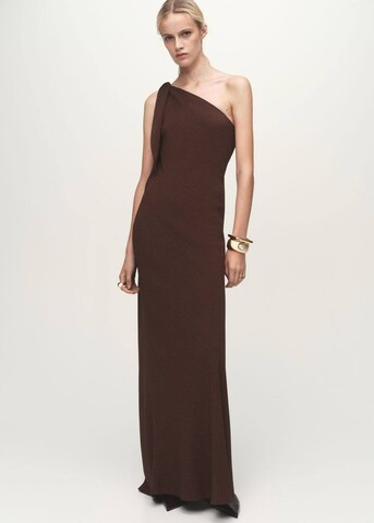 MANGO Evening Dress 'Lazaro' in Brown