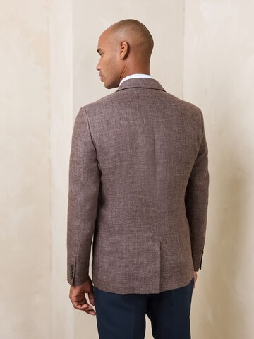 Next Slim Fit Sakko 'N. Premium' in Braun