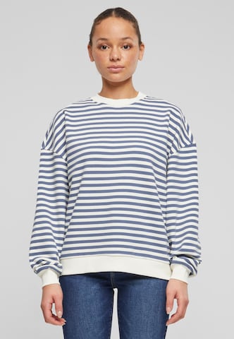 Urban Classics Sweatshirt in Blue: front