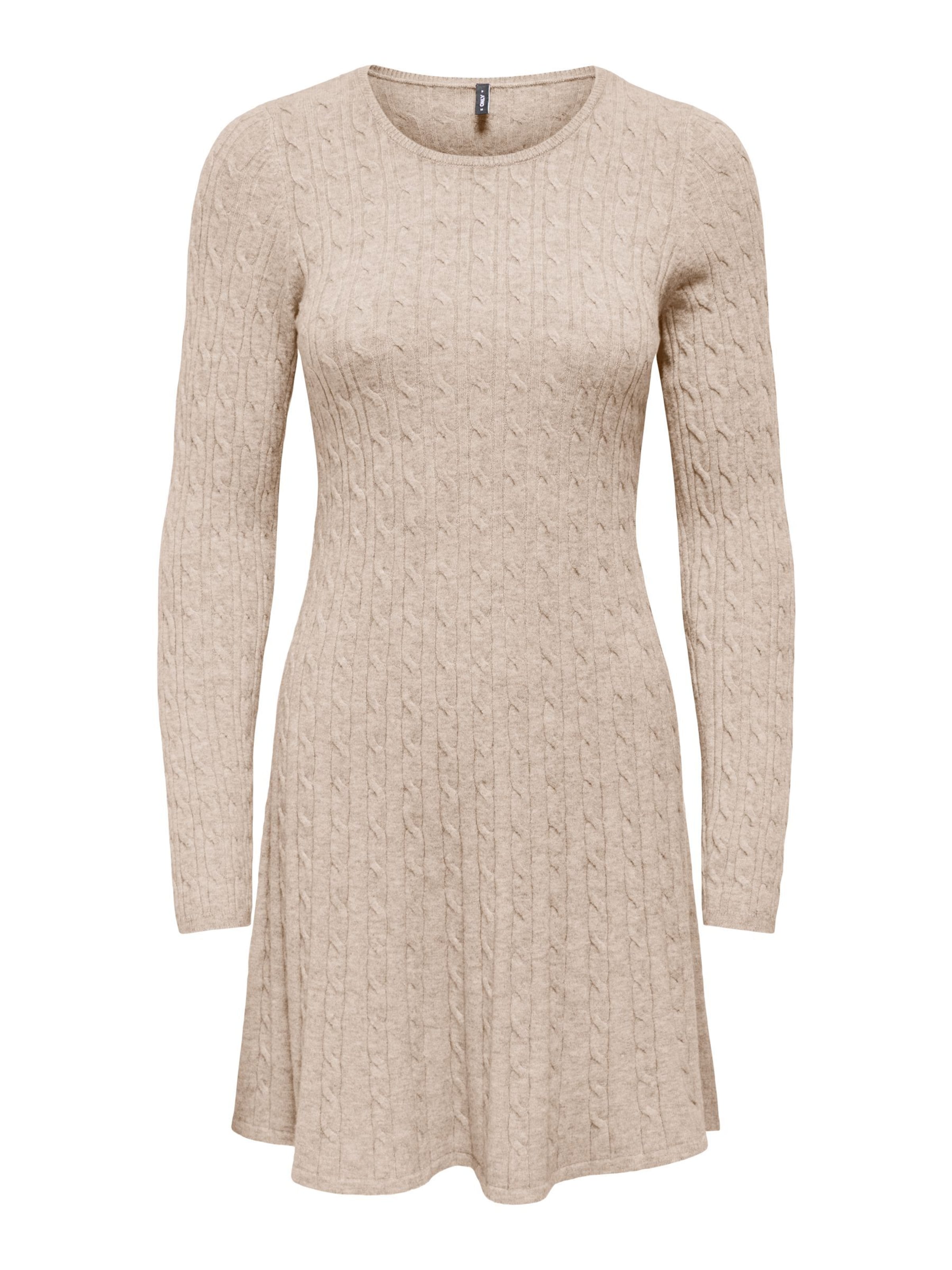 ONLY - Vestido de punto 'ONLIbi' en beige: frente
