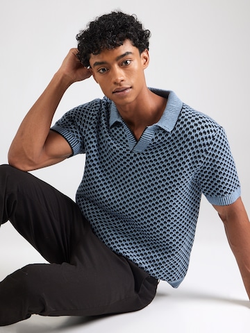 Abercrombie & Fitch Πουλόβερ σε μπλε: μπροστά