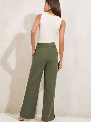 Lipsy Wide Leg Hose in Grün