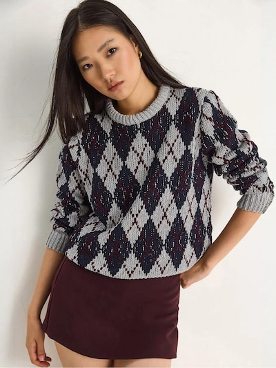 Bianco Lucci Pullover 'Pullover' em S-M em cinzento, Vista do artigo