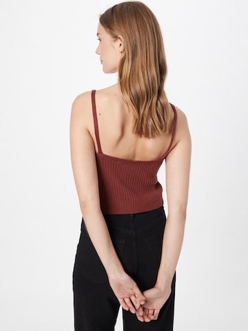 ABOUT YOU Knitted Top 'Ruby' in Brown
