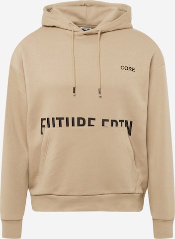 JACK & JONES Sweatshirt 'COLINE' in Beige: front