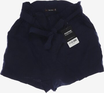 Bershka Shorts in S in Blue: front