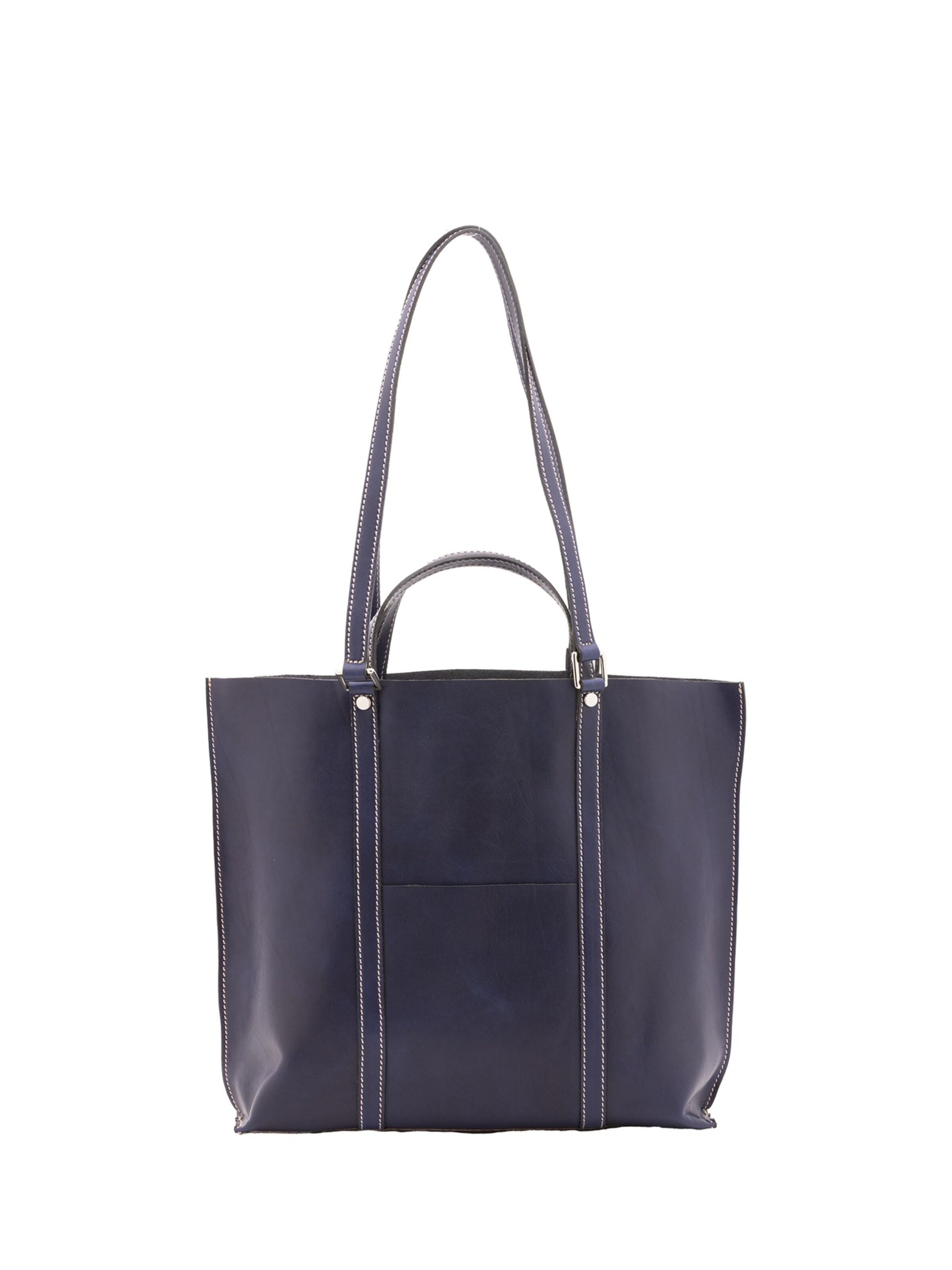Borsa a spalla 'Borsa a Spalla Vera Pelle Alessia Firenze - Made in Italy' di Alessia Firenze in blu: frontale