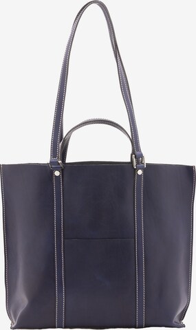 Borsa a spalla 'Borsa a Spalla Vera Pelle Alessia Firenze - Made in Italy' di Alessia Firenze in blu: frontale