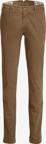 Regular Pantalon chino 'Lupus' MMXGERMANY en marron : devant