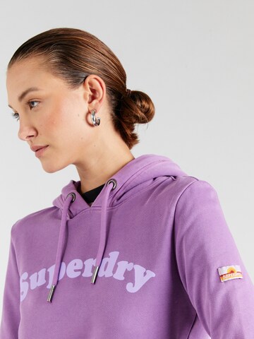 Superdry Суичър 'Cooper' в лилав