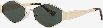 VEYREY Sonnenbrille in Gold: Vorderseite