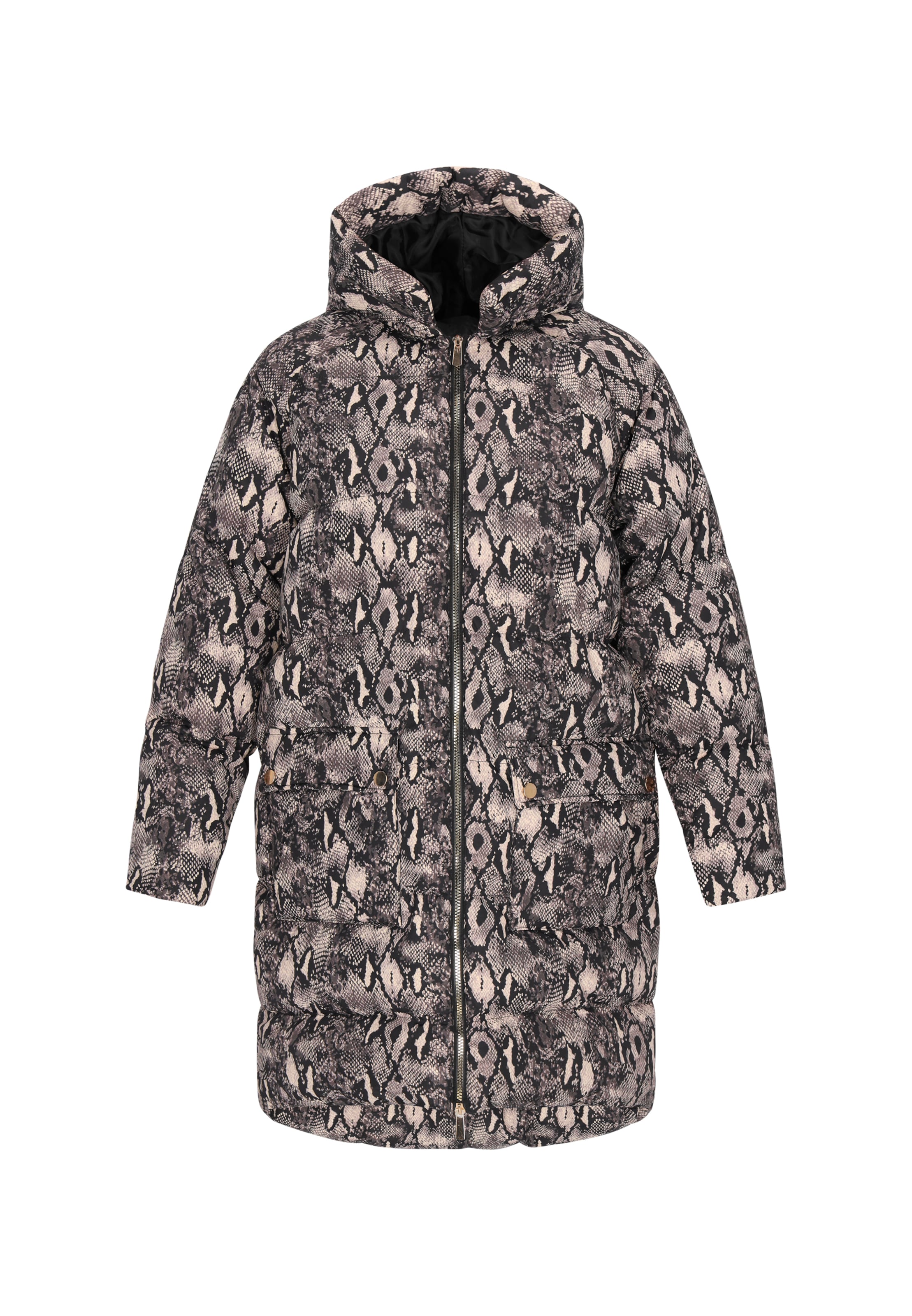 Palton de primăvară-toamnă de la faina pe bej: față