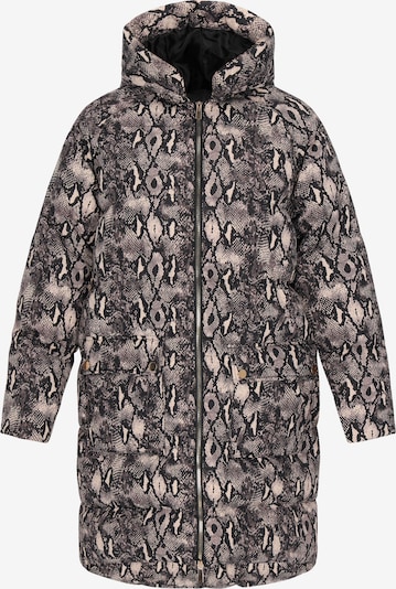 Demisezoninis paltas iš faina, spalva – smėlio spalva / juoda, Prekių apžvalga