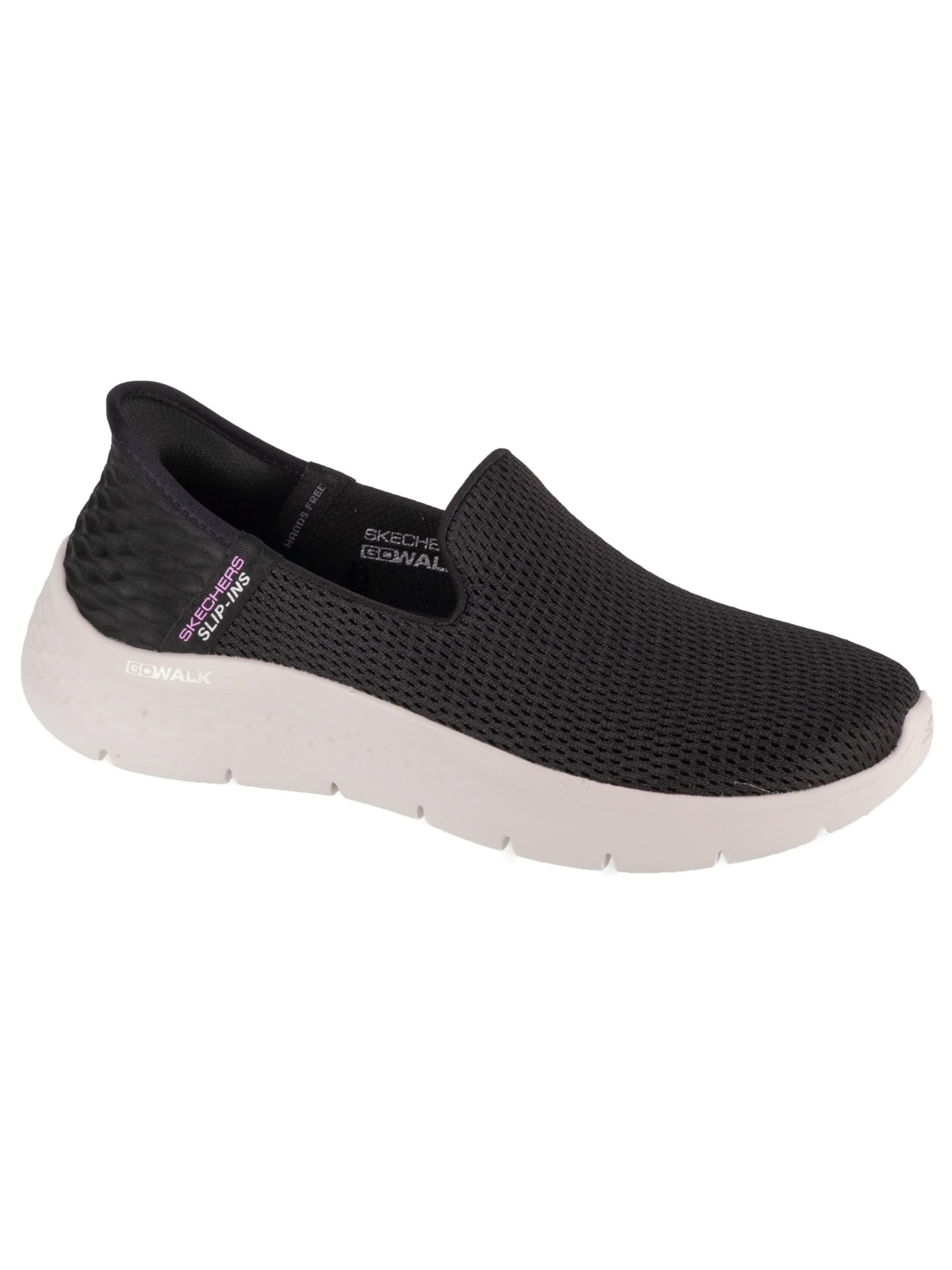 SKECHERS Slip-on 'GO WALK' in Zwart: voorkant