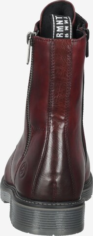 REMONTE Lace-Up Ankle Boots in Red