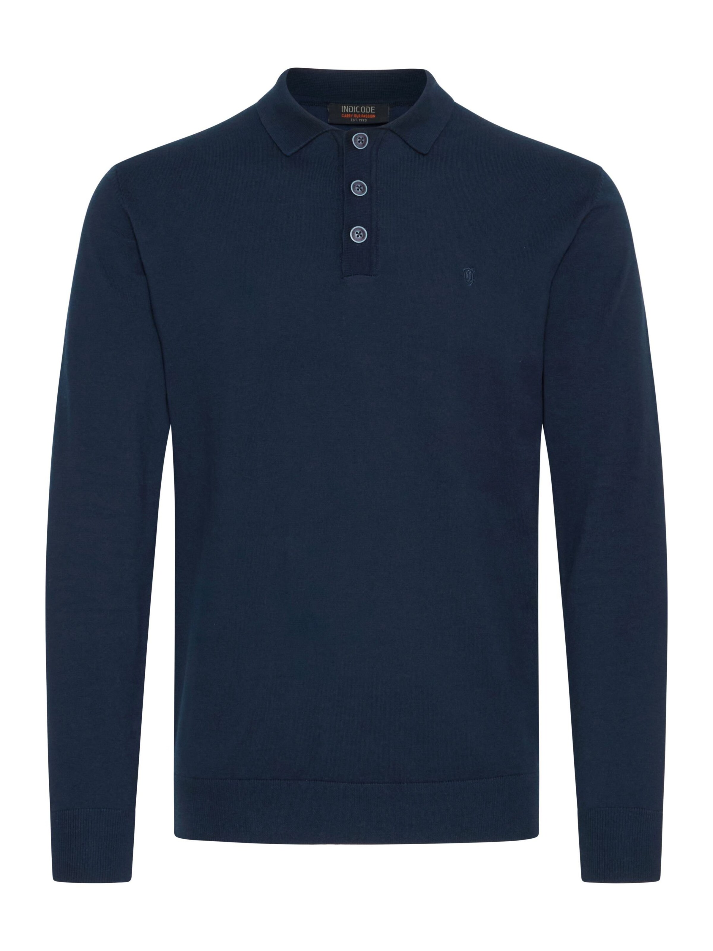 INDICODE JEANS Sweater in Blue: front
