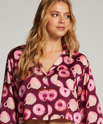 Hunkemöller - Camisa de pijama em roxo