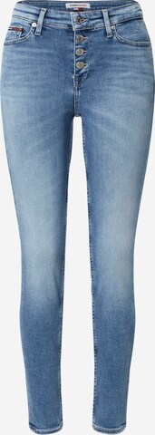 Tommy Jeans Skinny Jeans 'Nora' in Blauw: voorkant