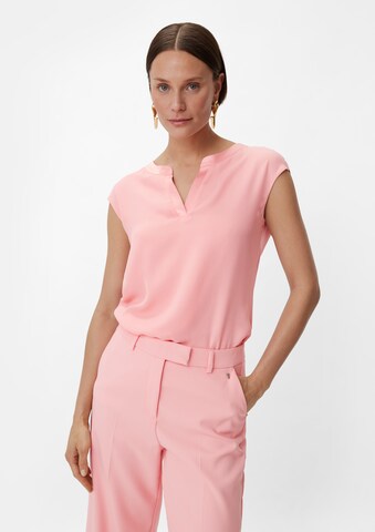 COMMA Blouse in Roze: voorkant