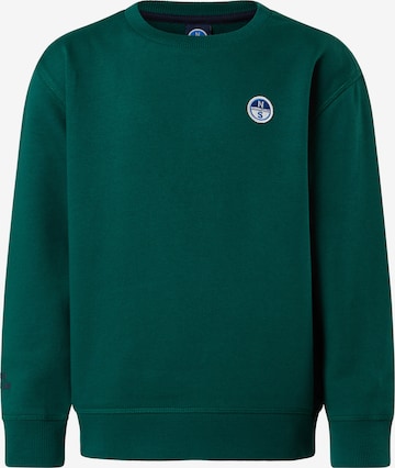 North Sails Sweatshirt in Grün: Vorderseite
