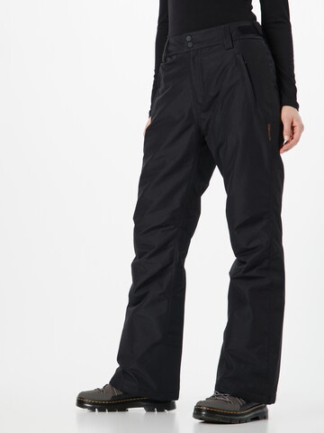 BRUNOTTI Boot cut Workout Pants 'Belladonna' in Black: front