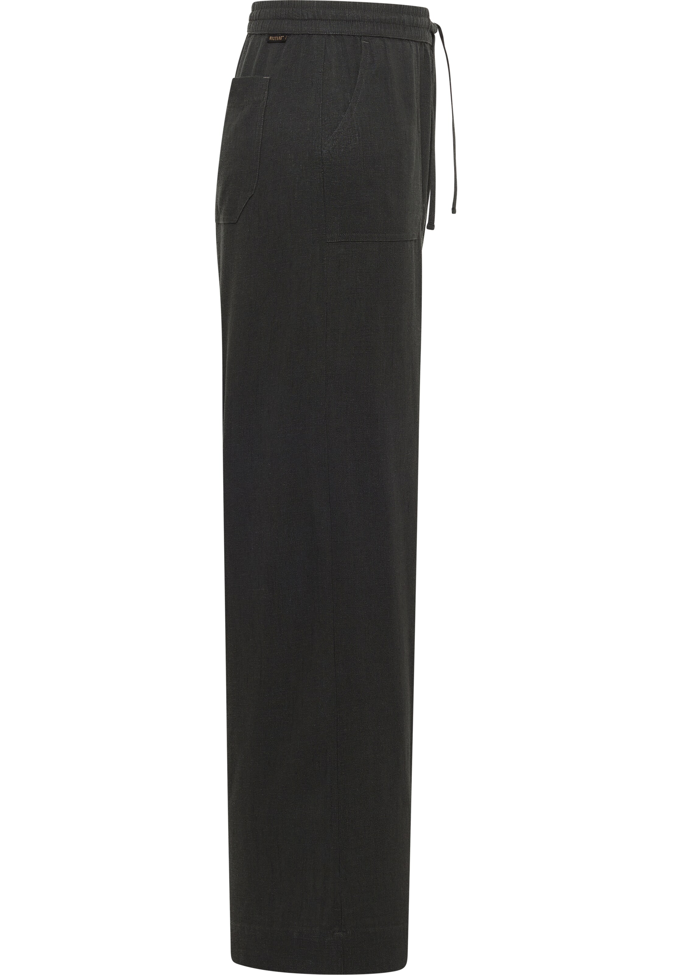 MUSTANG Loose fit Pants 'Lacey ' in Black