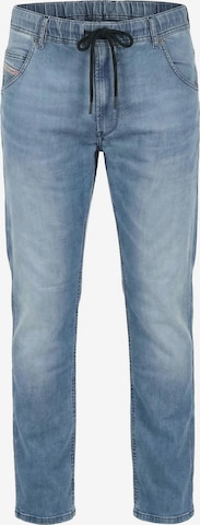 DIESEL Tapered Jeans '2030 D-KROOLEY' in Blauw: voorkant