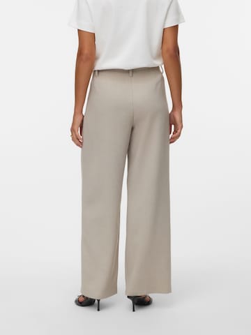Wide Leg Pantalon à pince VERO MODA en beige
