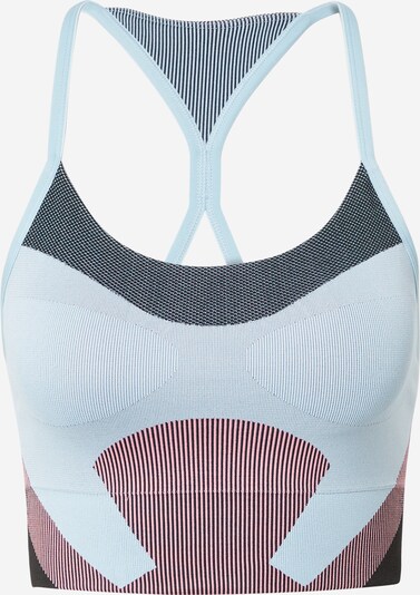 adidas by Stella McCartney Biustonosz sportowy 'True Strength' w kolorze jasnoniebieski / bordowy / czarnym, Podgląd produktu