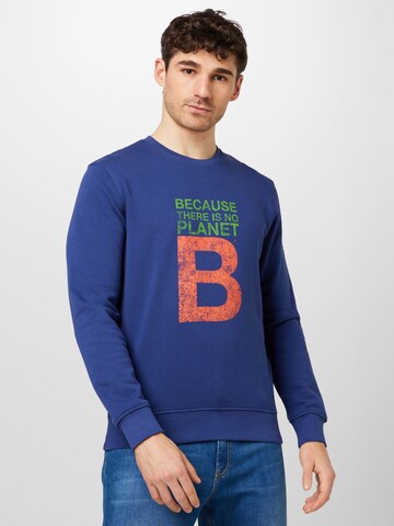 ECOALF Sweatshirt in Blue: front