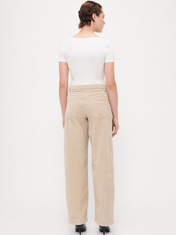 Only Tall Loosefit Παντελόνι 'ONLGIANNA-GLOBAL' σε μπεζ