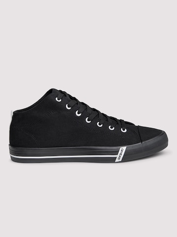 Ombre Sneakers hoog in Zwart