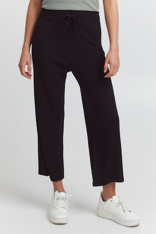 Oxmo - Bootcut Pantalón chino 'Rie' en negro: frente